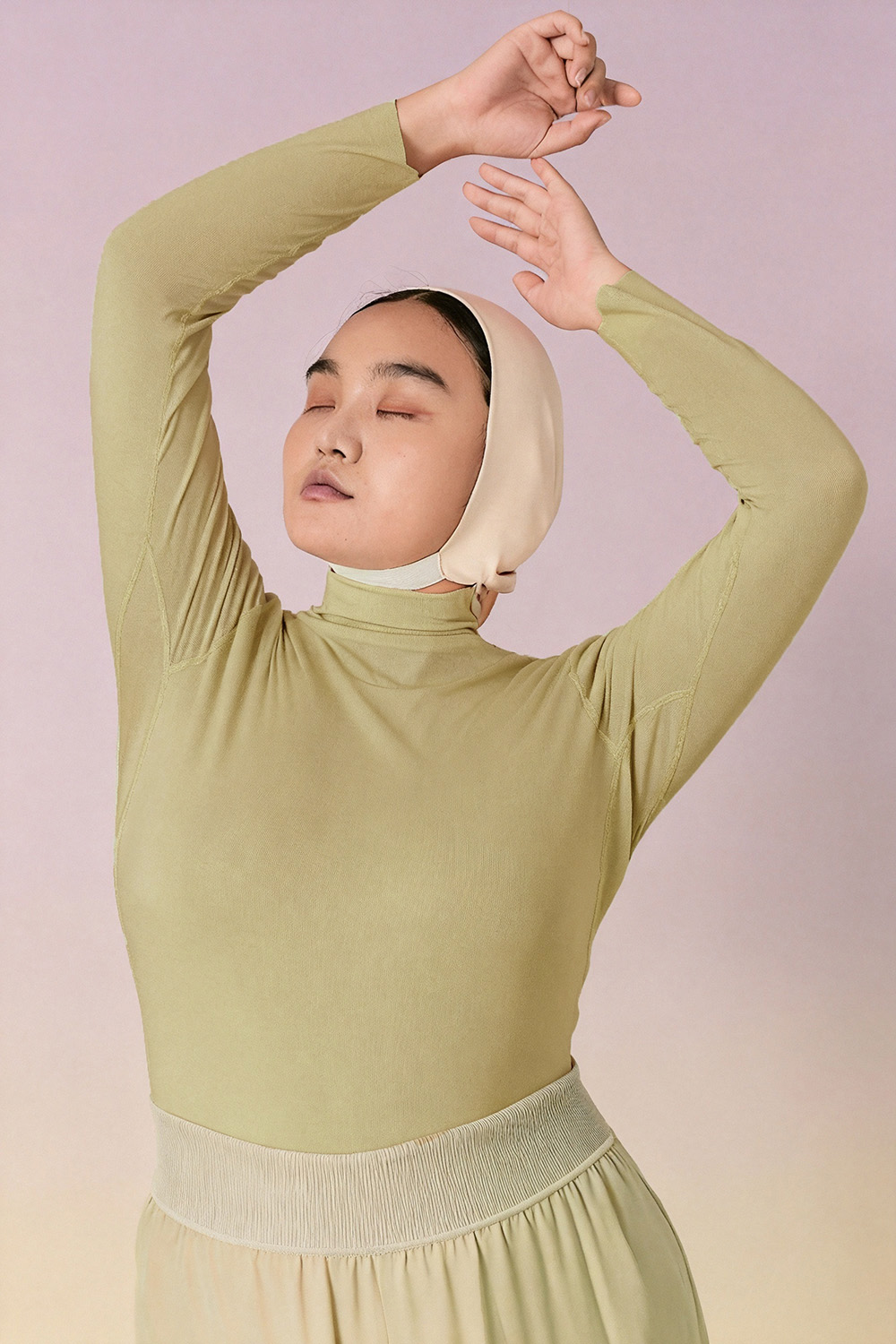 Turtleneck Long Sleeve Plus Size Thermal Underwear Tops