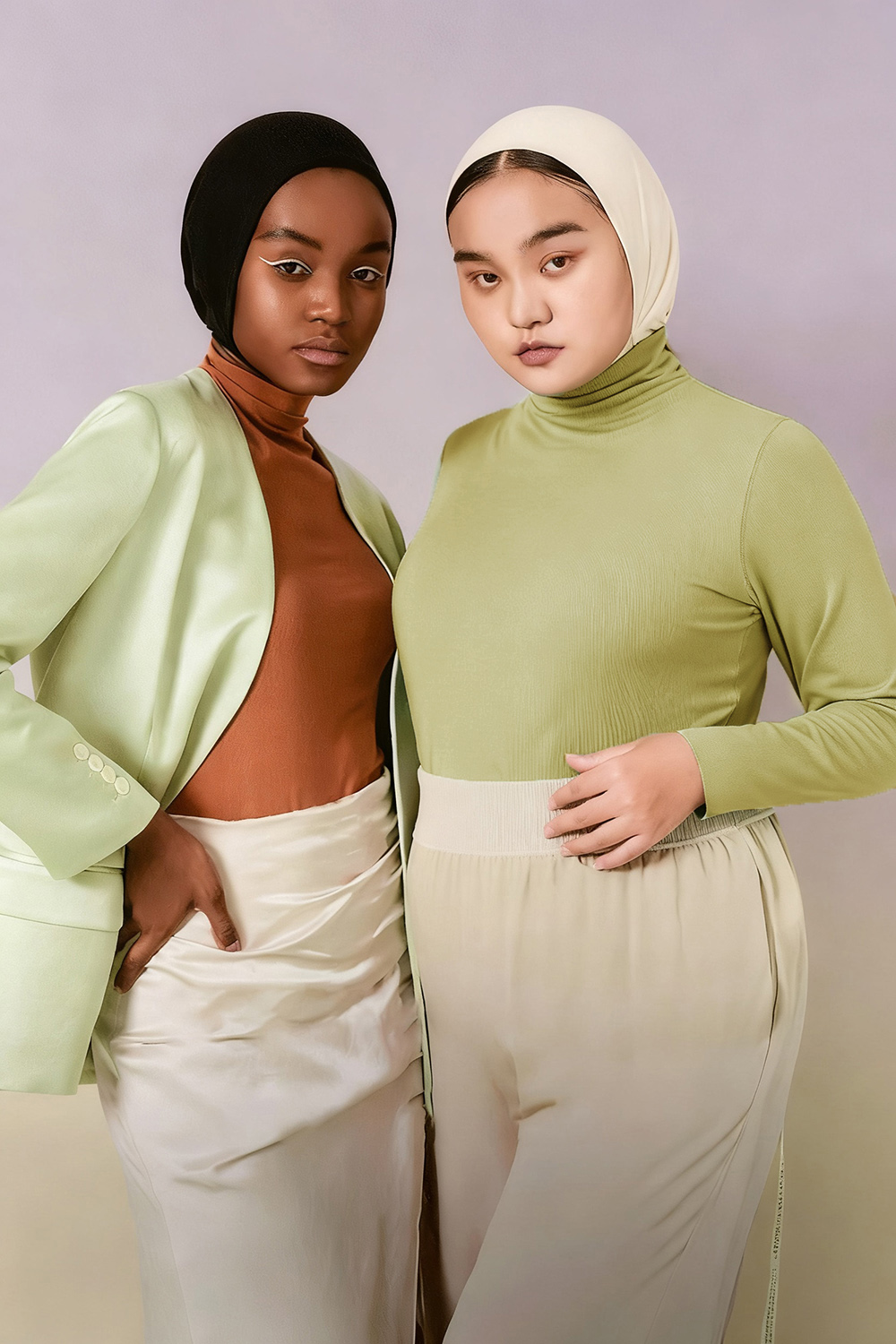Turtleneck Long Sleeve Plus Size Thermal Underwear Tops