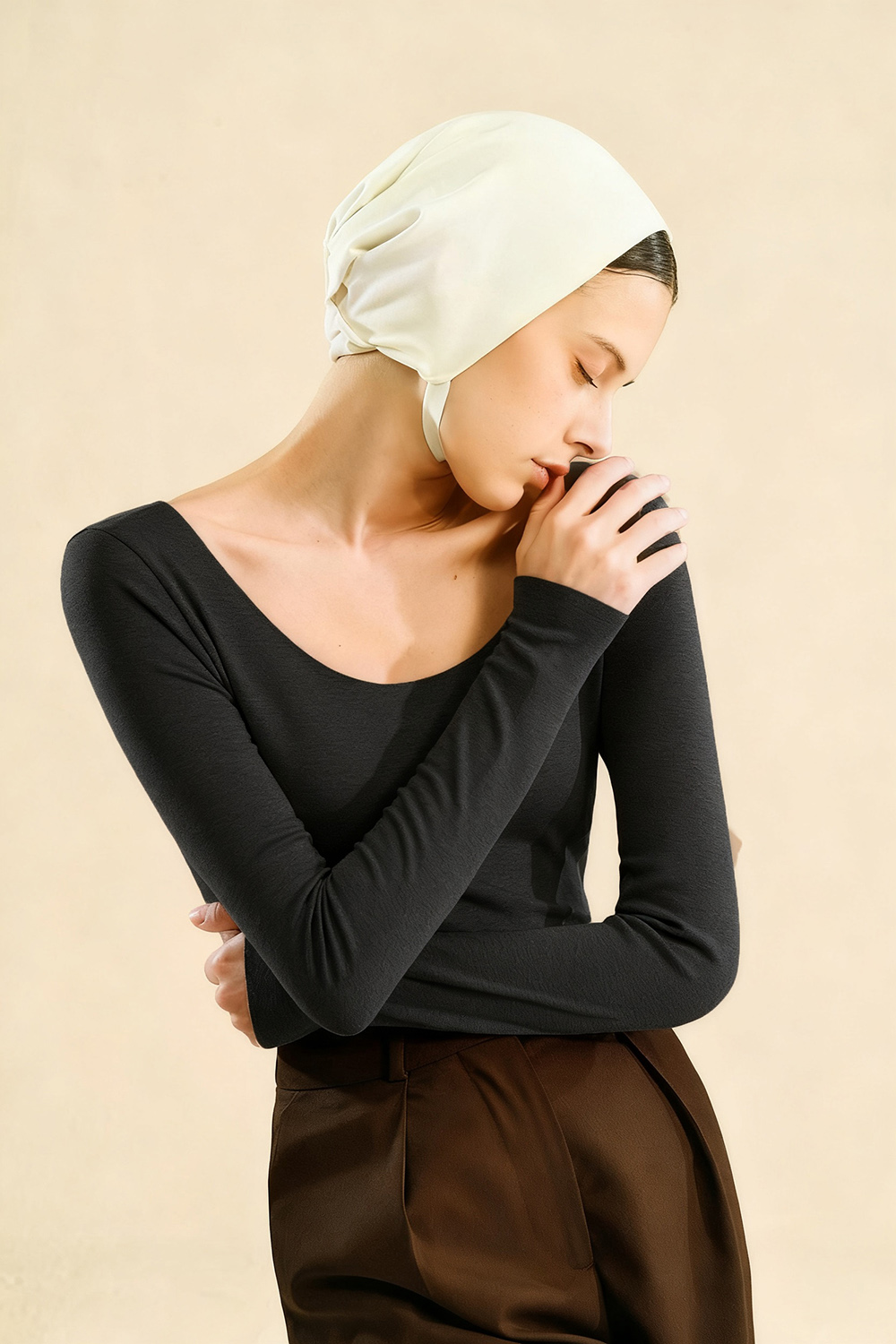 Long Sleeve Crew Neck Bottoming T-shirt Thermal Underwear Tops