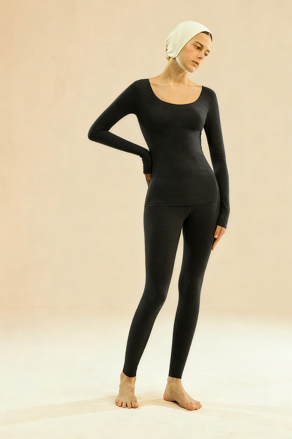 Long Sleeve Crew Neck Bottoming T-shirt Thermal Underwear Tops