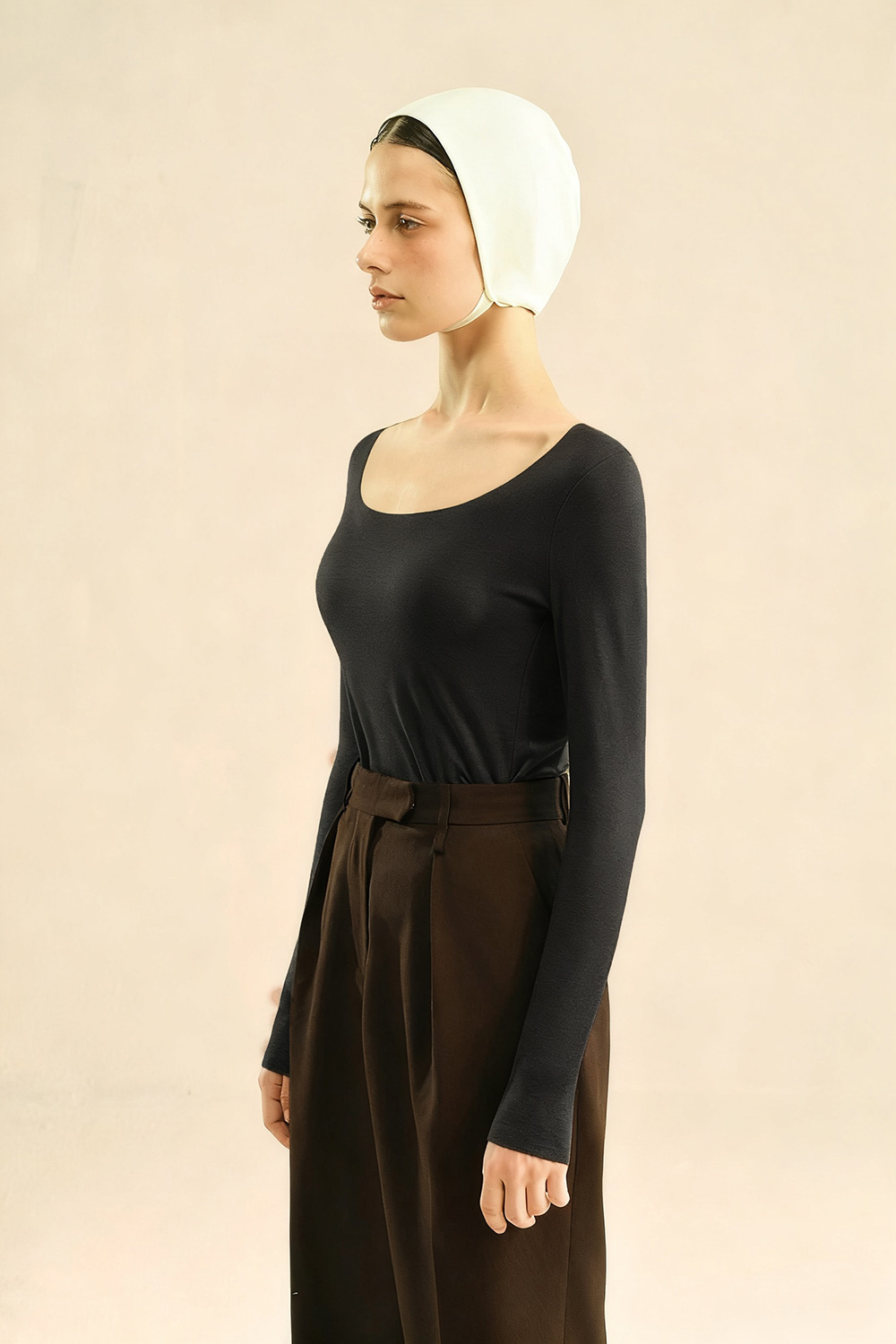 Long Sleeve Crew Neck Bottoming T-shirt Thermal Underwear Tops