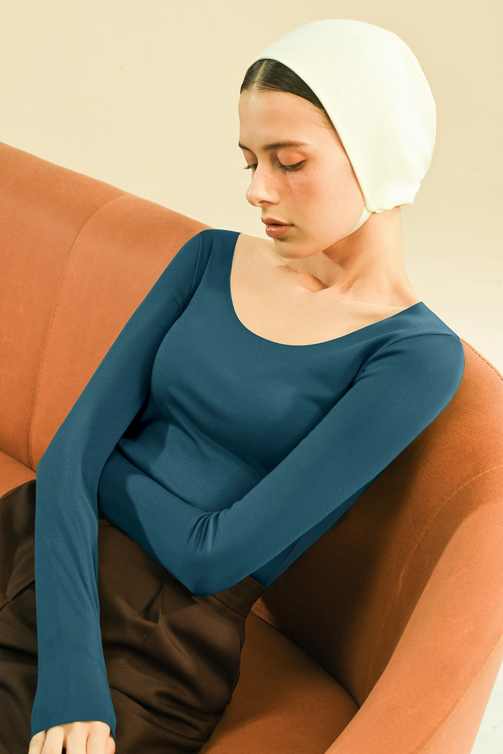 Long Sleeve Crew Neck Bottoming T-shirt Thermal Underwear Tops