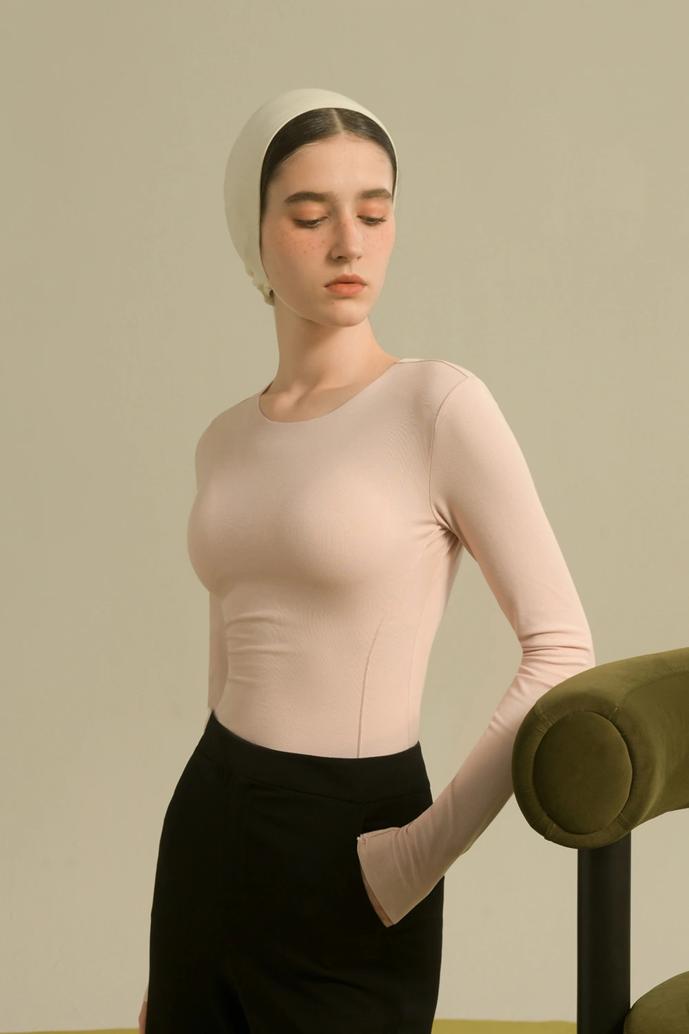 Crewneck Thermal Underwear Bottoming T-Shirt Tops