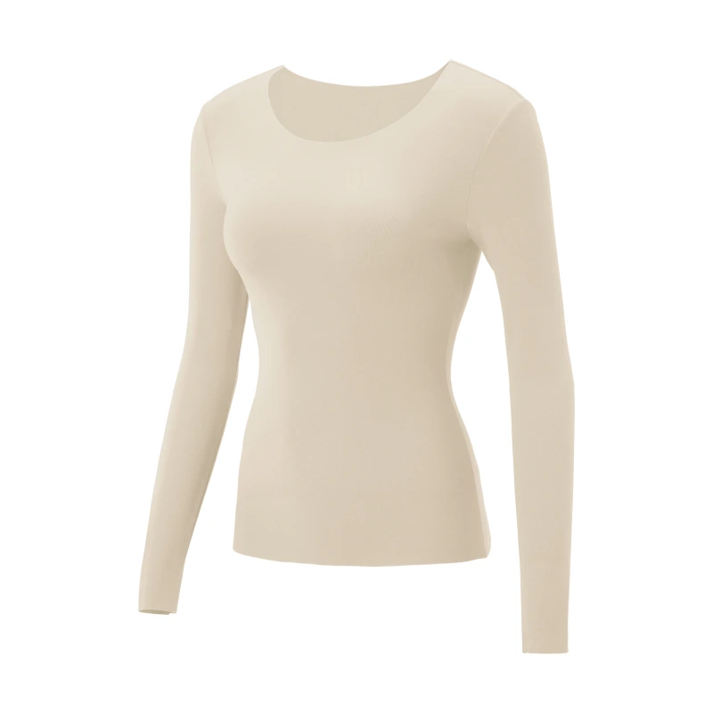 Slim Crew Neck Bottoming T-Shirt Thermal Tops