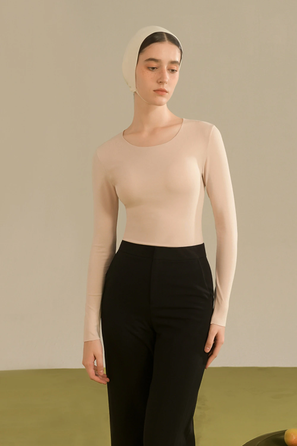 Slim Crew Neck Bottoming T-Shirt Thermal Tops