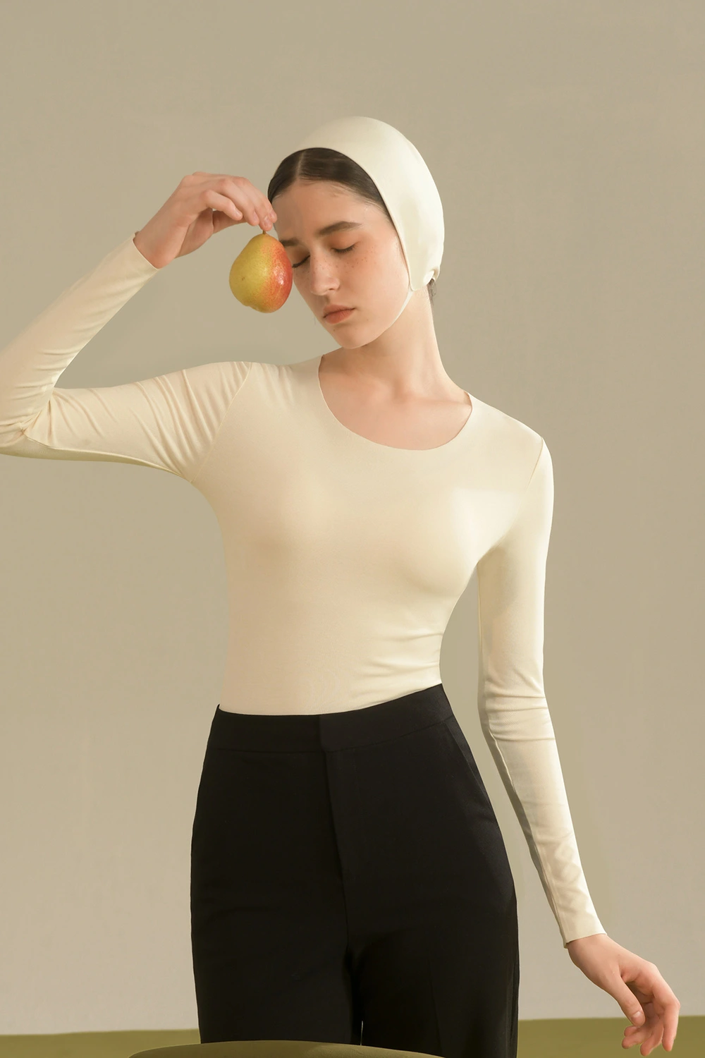 Slim Crew Neck Bottoming T-Shirt Thermal Tops