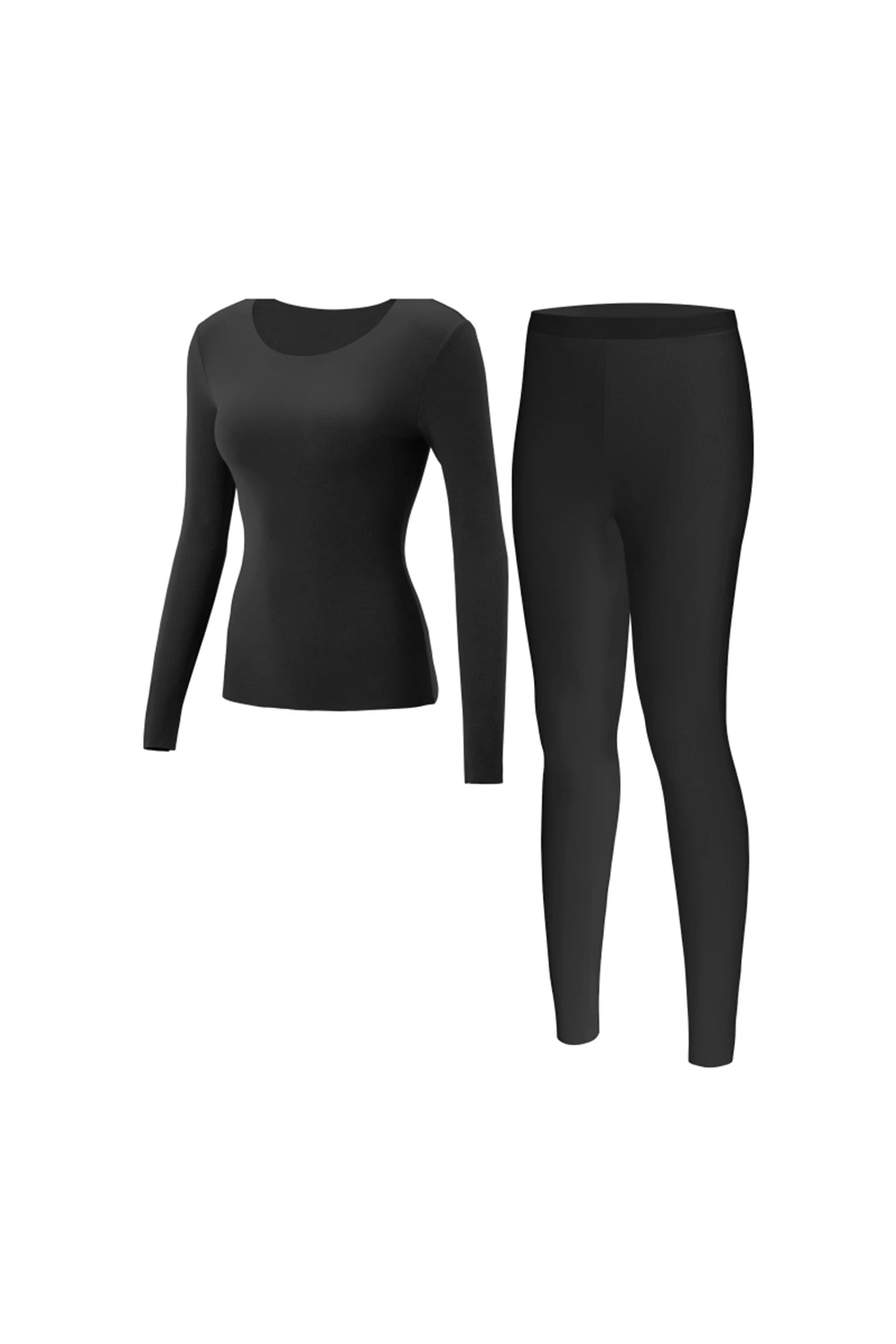 Winter Crew Neck Anti-Static Thermal Underwear Set