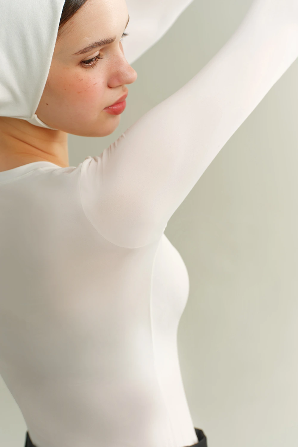 Crew Neck Long Sleeve Thin Bottoming Hermal T-Shirt Tops
