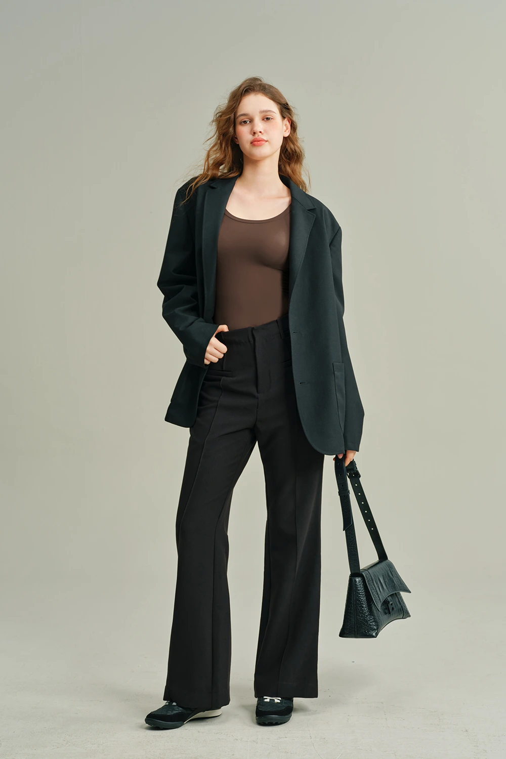 Crew Neck Long Sleeve Thin Bottoming Hermal T-Shirt Tops