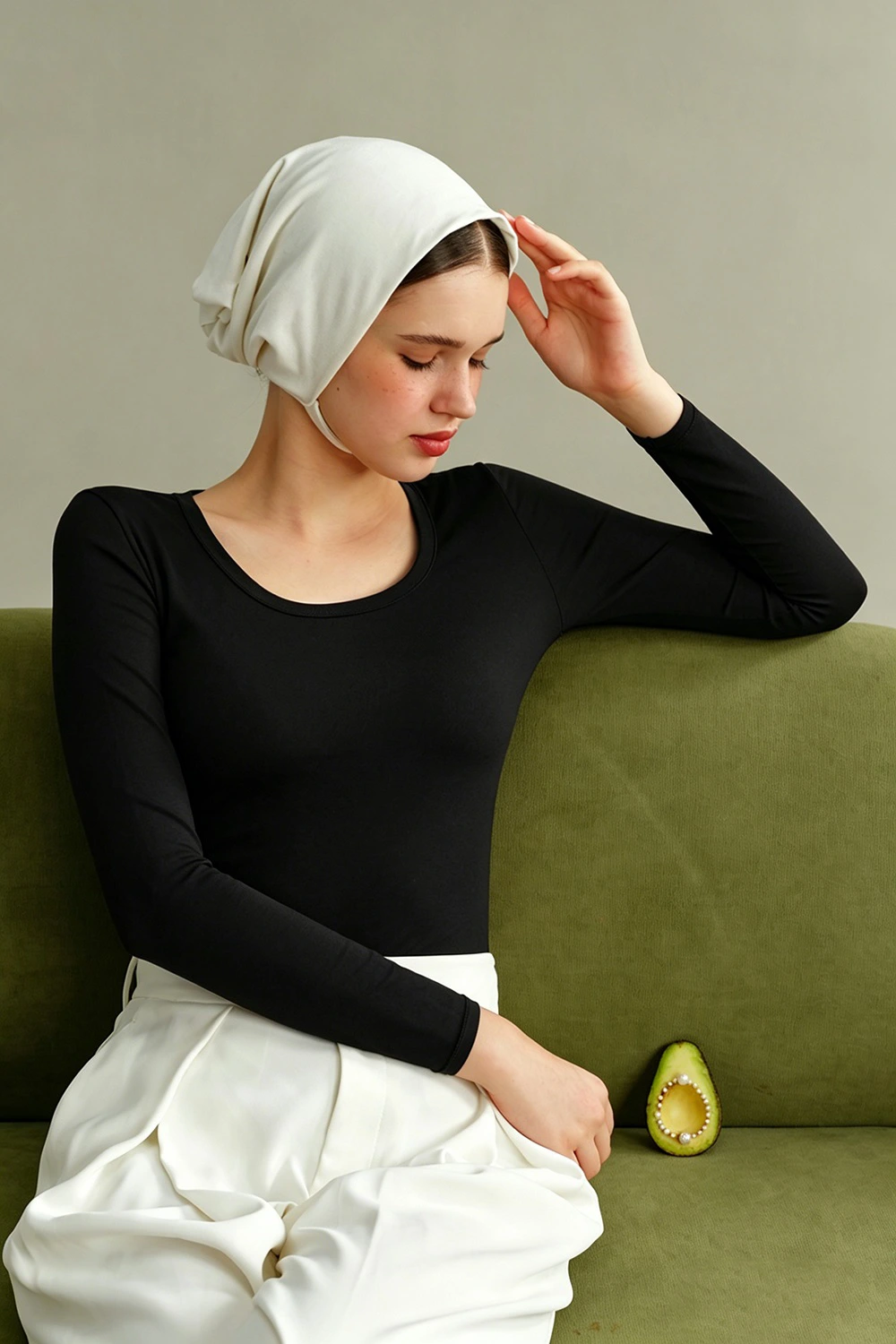 Crew Neck Long Sleeve Thin Bottoming Hermal T-Shirt Tops