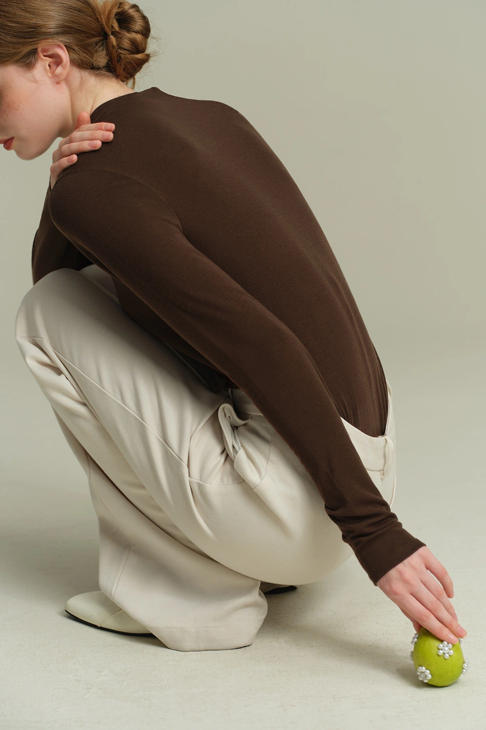 Lyocell Wool Mock Neck Thermal Underwear Set