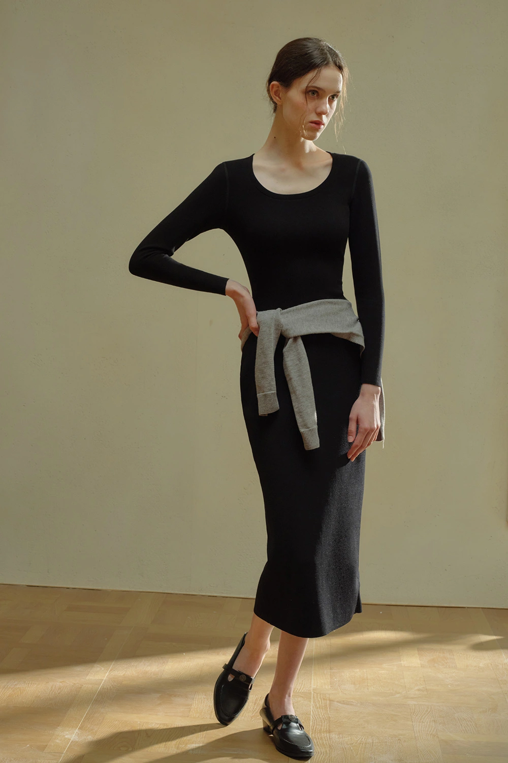 Fleece Long Sleeve Crew Neck Cashmere Thermal Underwear Tops