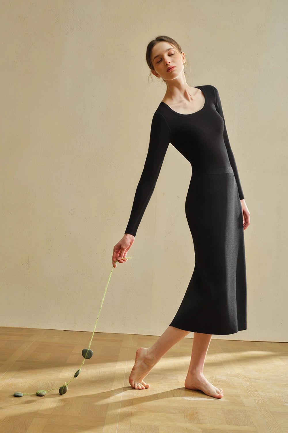 Fleece Long Sleeve Crew Neck Cashmere Thermal Underwear Tops