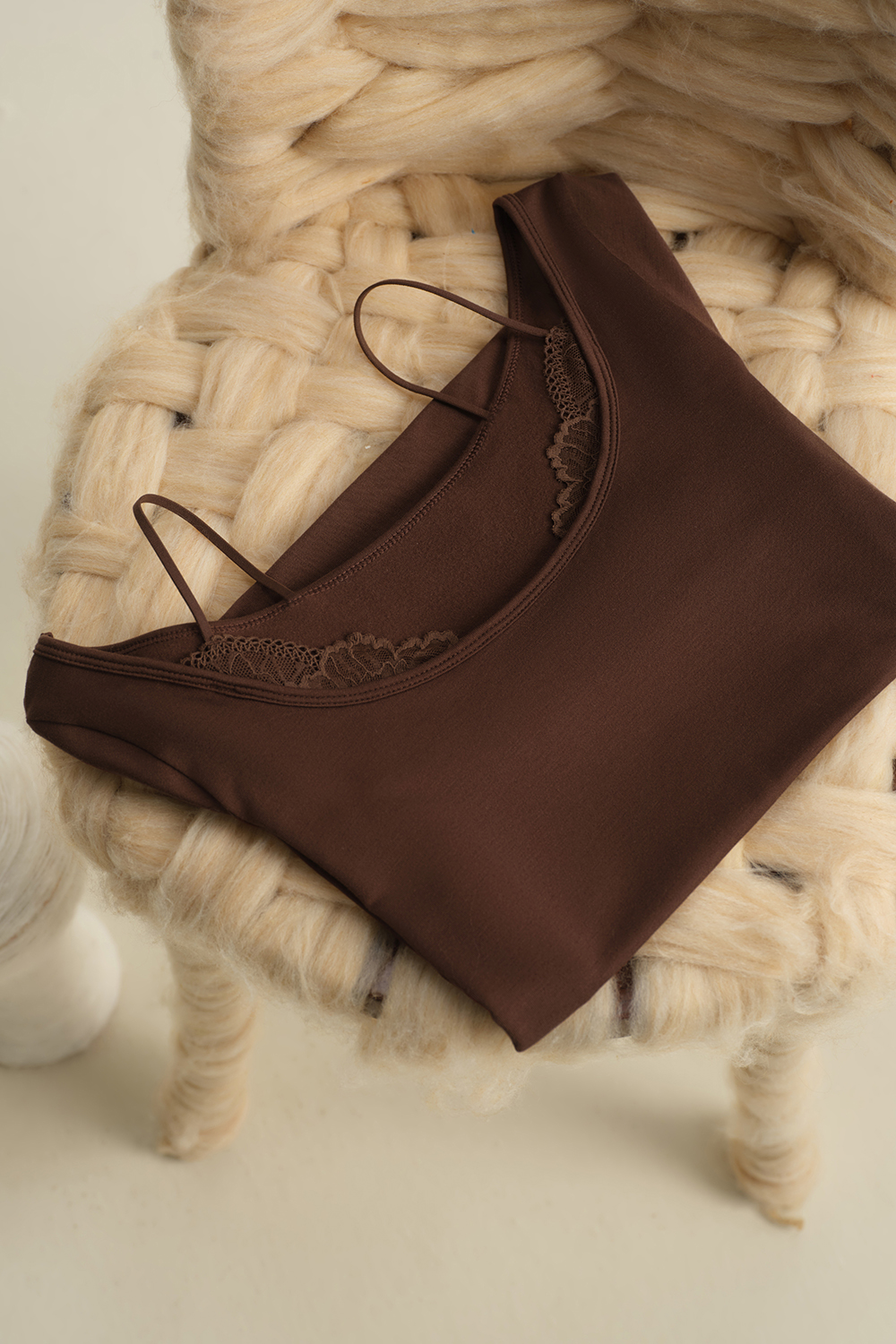 2 in 1 Lace Spliced Thermal Underwear