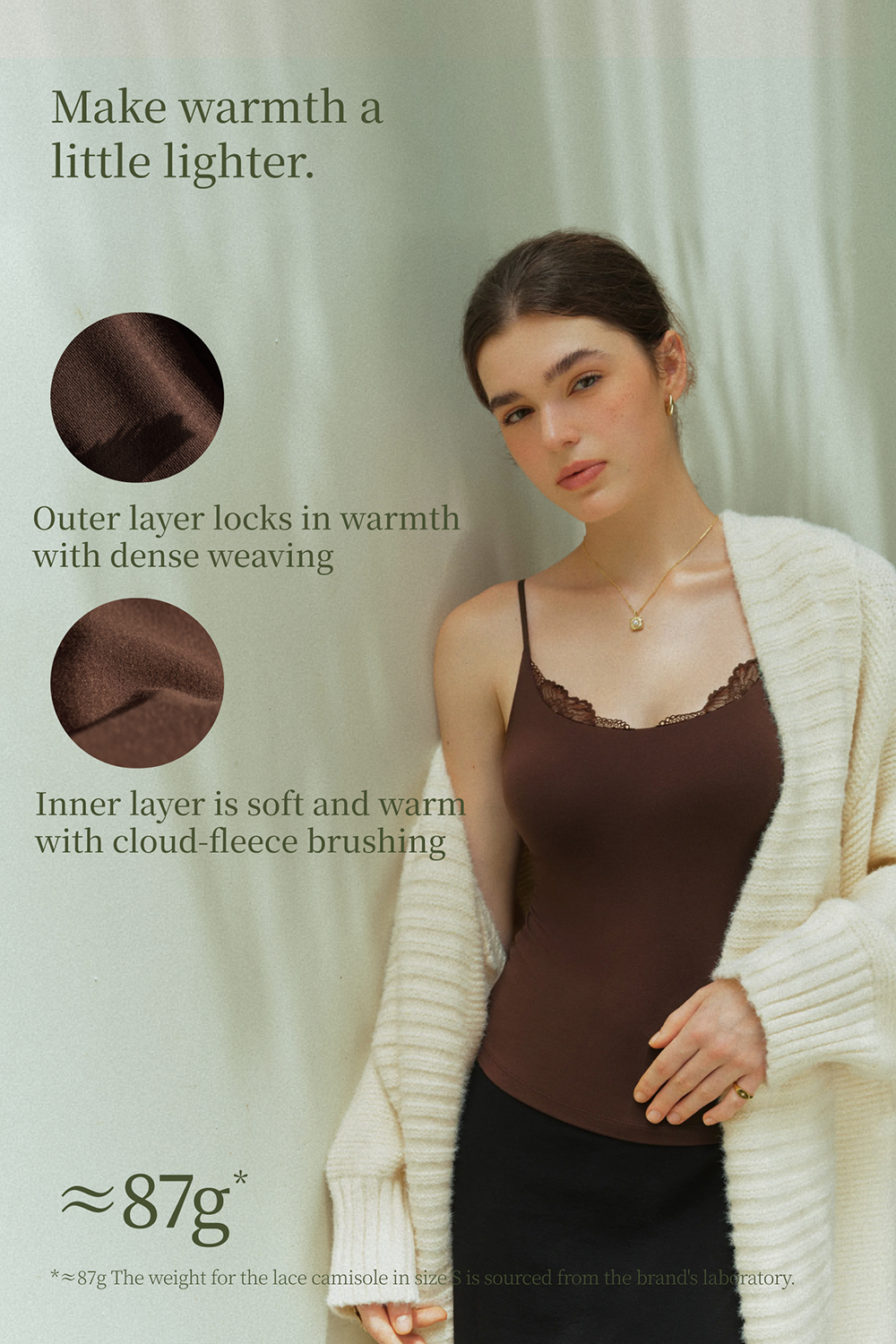 Lace Splicing Sleeveless Thermal Tank Tops