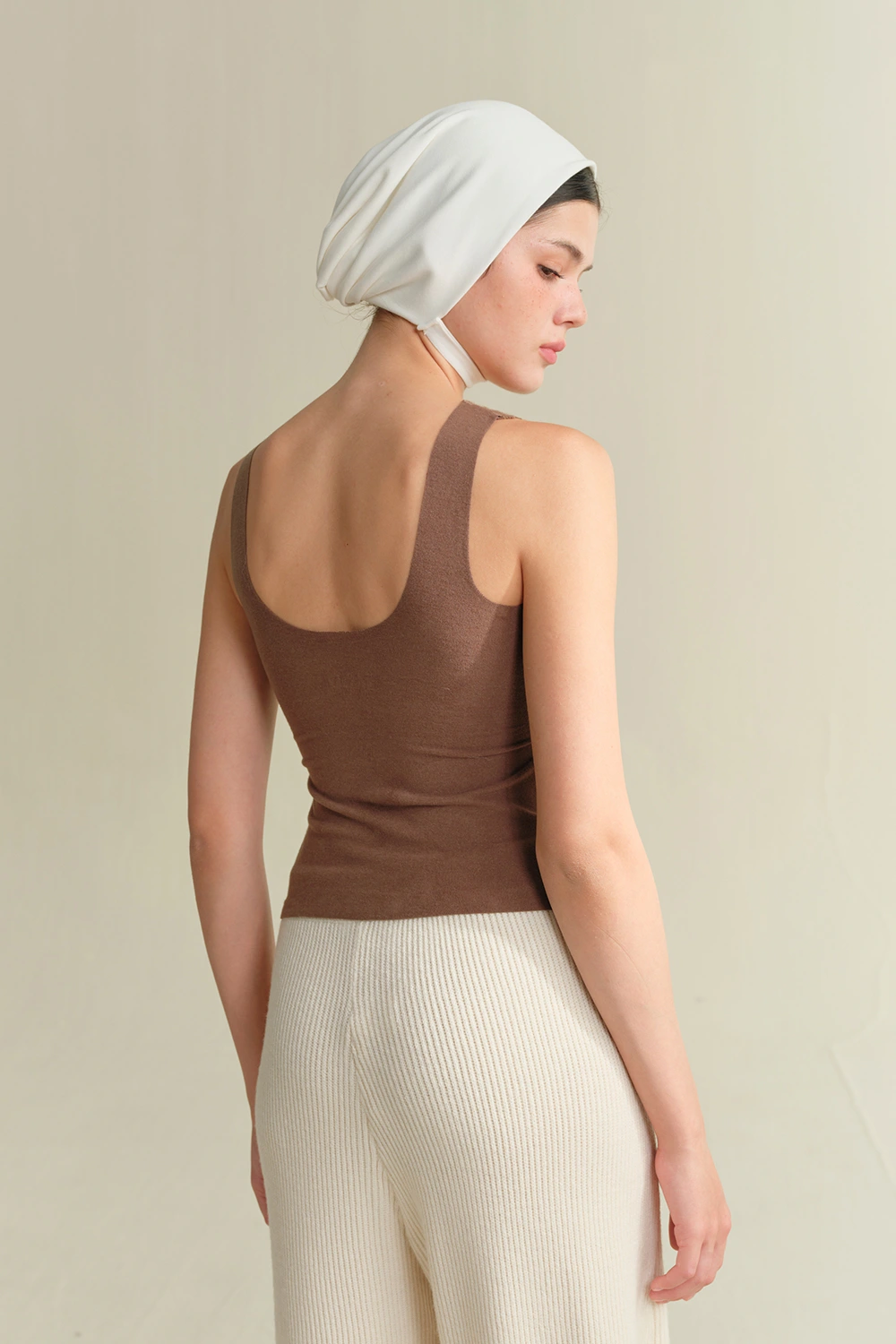 Sleeveless Square Collar Lace Thermal Underwear Vest Tops