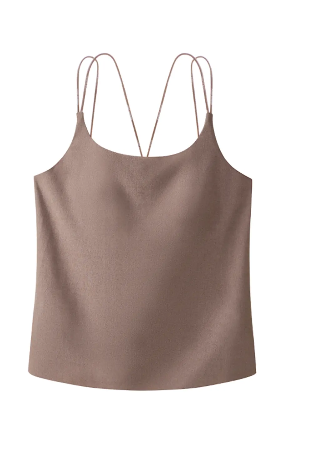 Seamless Solid Simple Spaghetti Strap Camisole