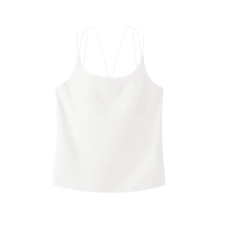 Seamless Solid Simple Spaghetti Strap Camisole