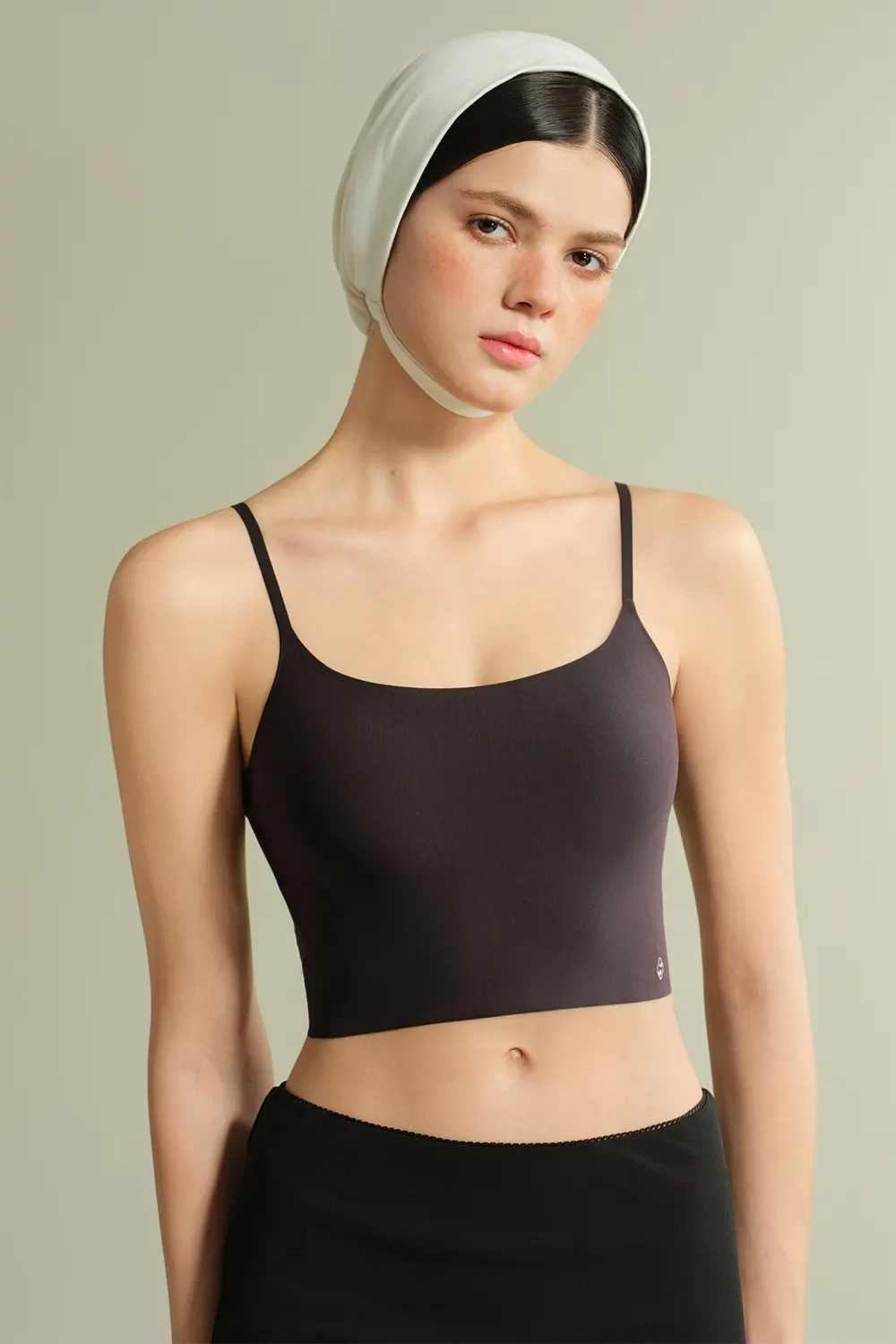 Simple Built-in Bra High Strechy Camisole Tops