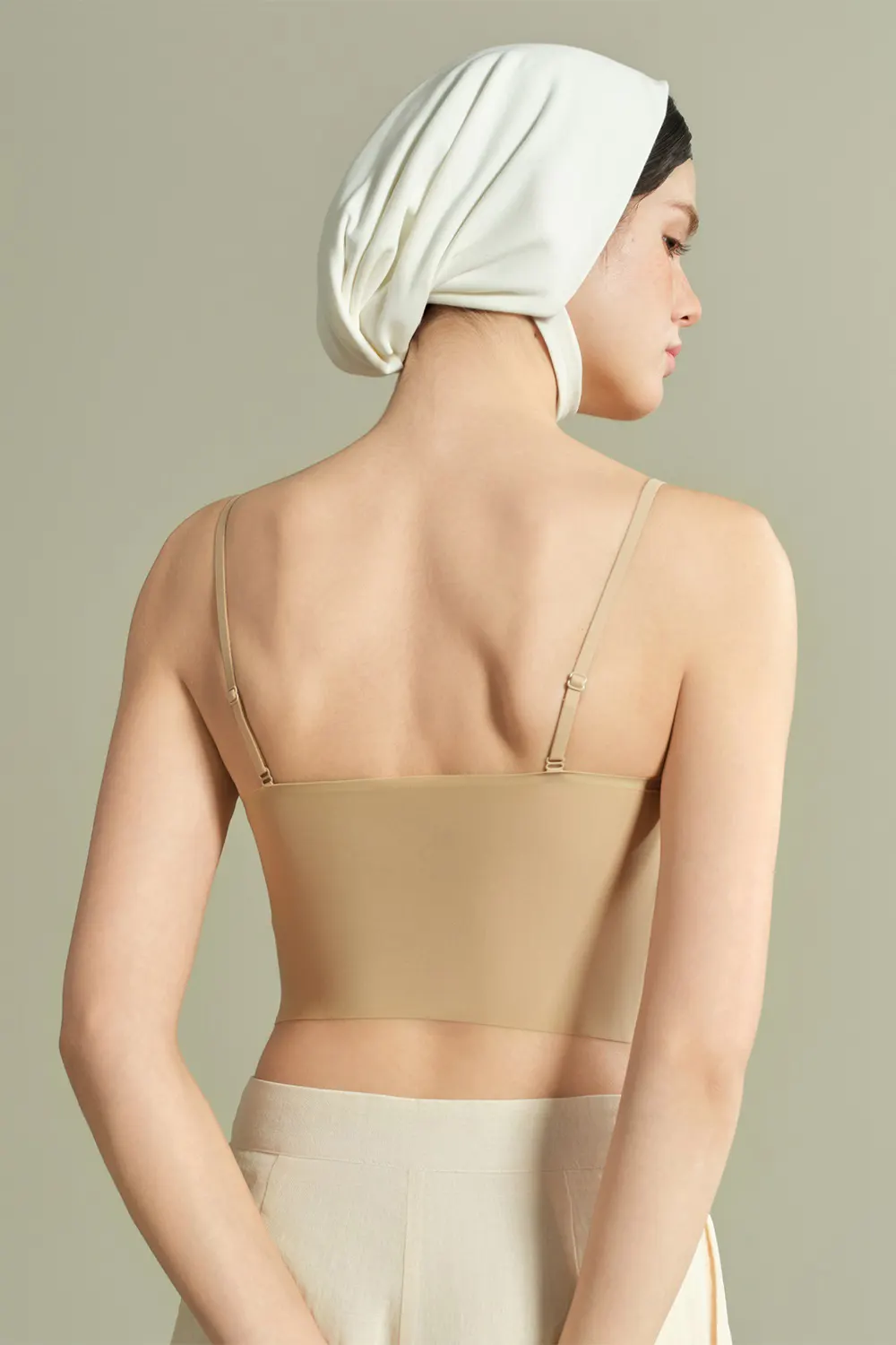 Simple Built-in Bra High Strechy Camisole Tops