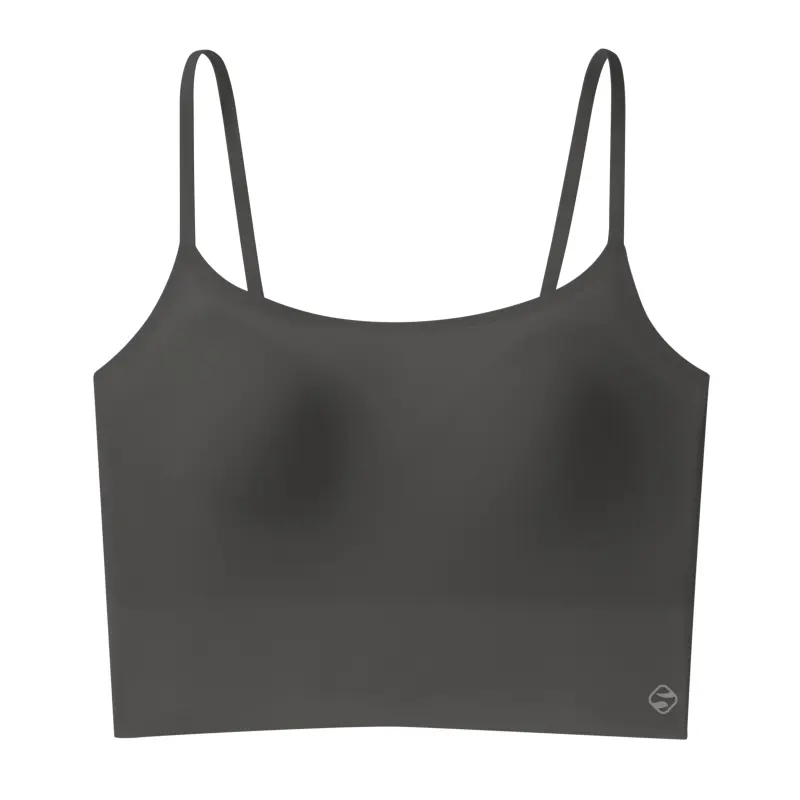 Simple Built-in Bra High Strechy Camisole Tops