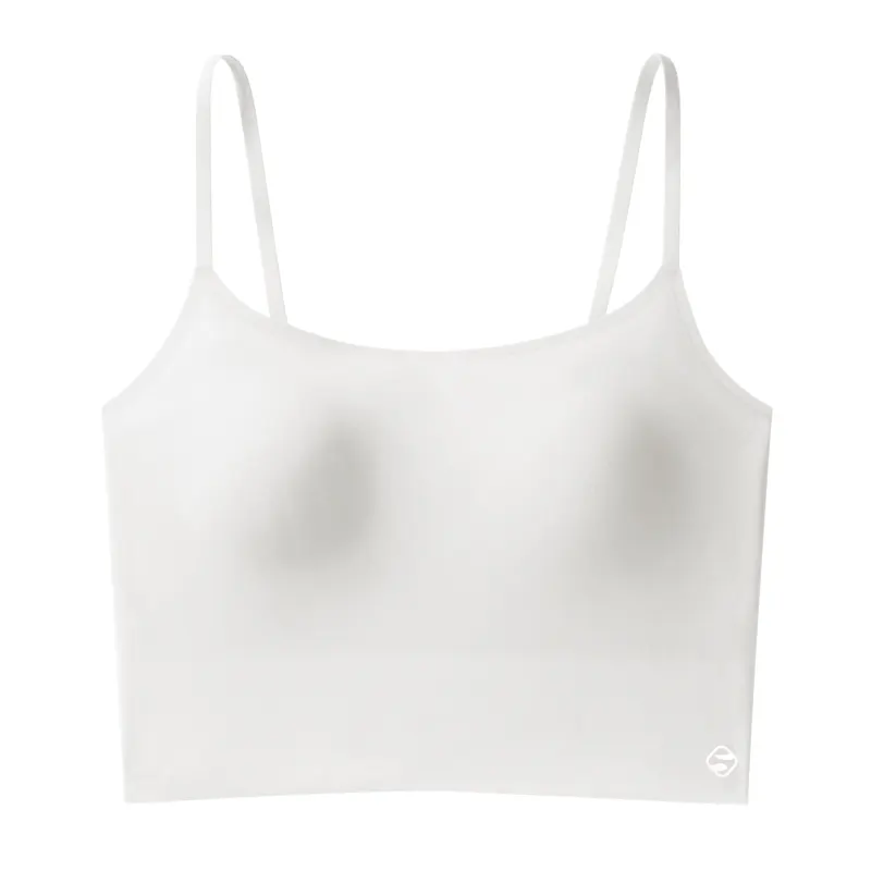 Simple Built-in Bra High Strechy Camisole Tops