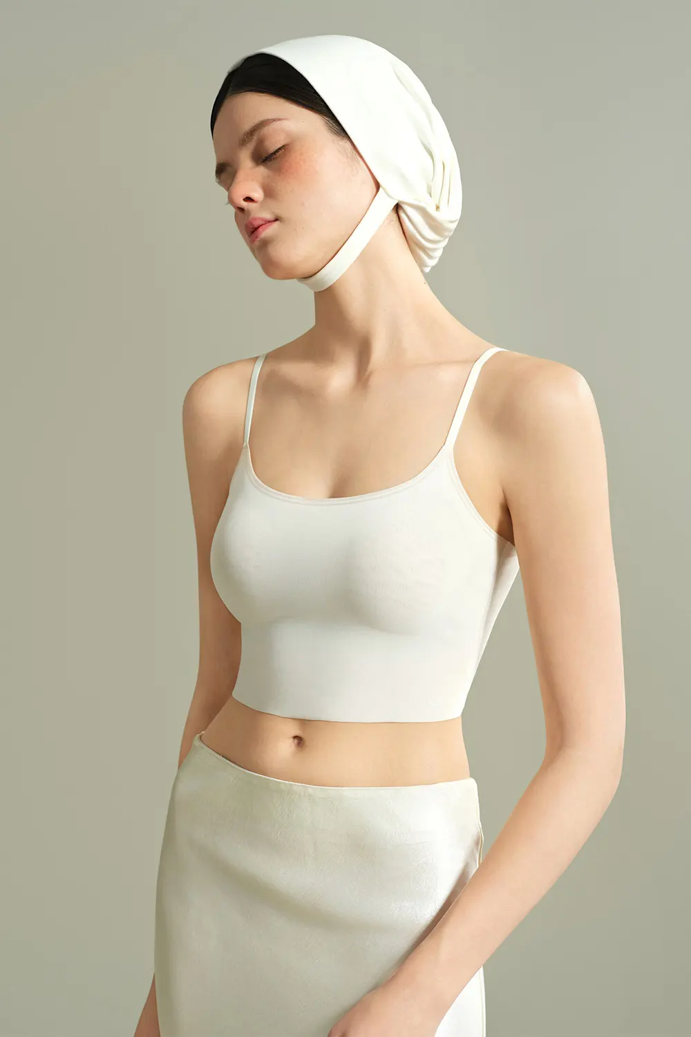 Simple Built-in Bra High Strechy Camisole Tops