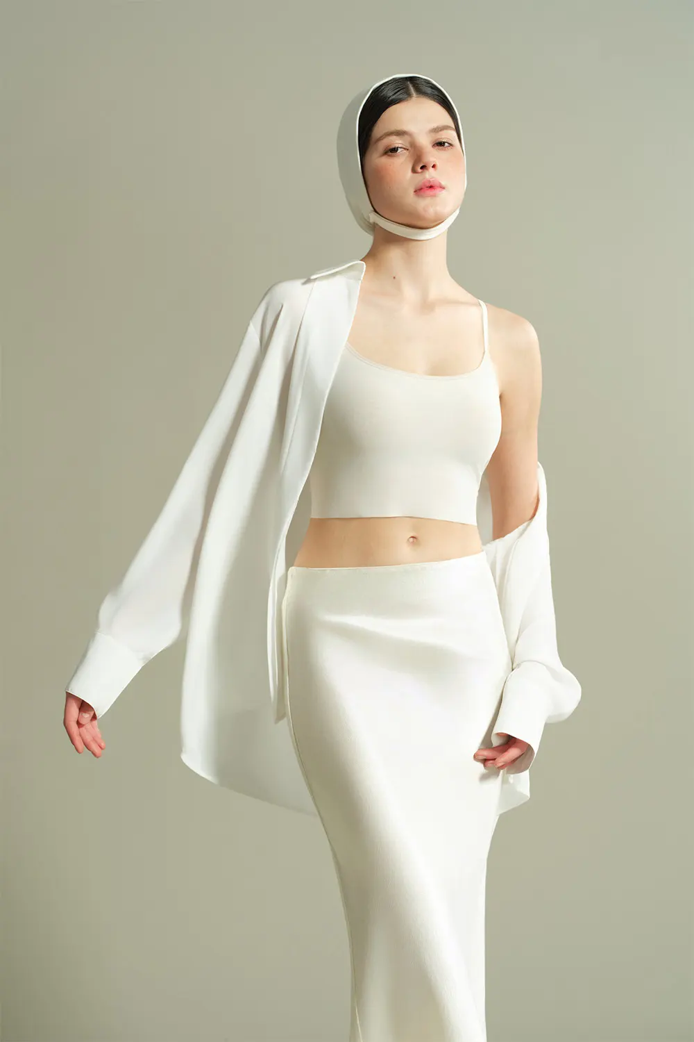 Simple Built-in Bra High Strechy Camisole Tops