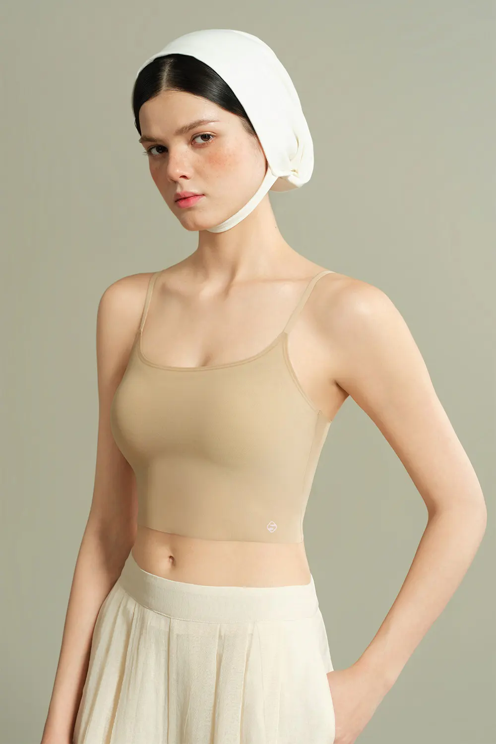 Simple Built-in Bra High Strechy Camisole Tops