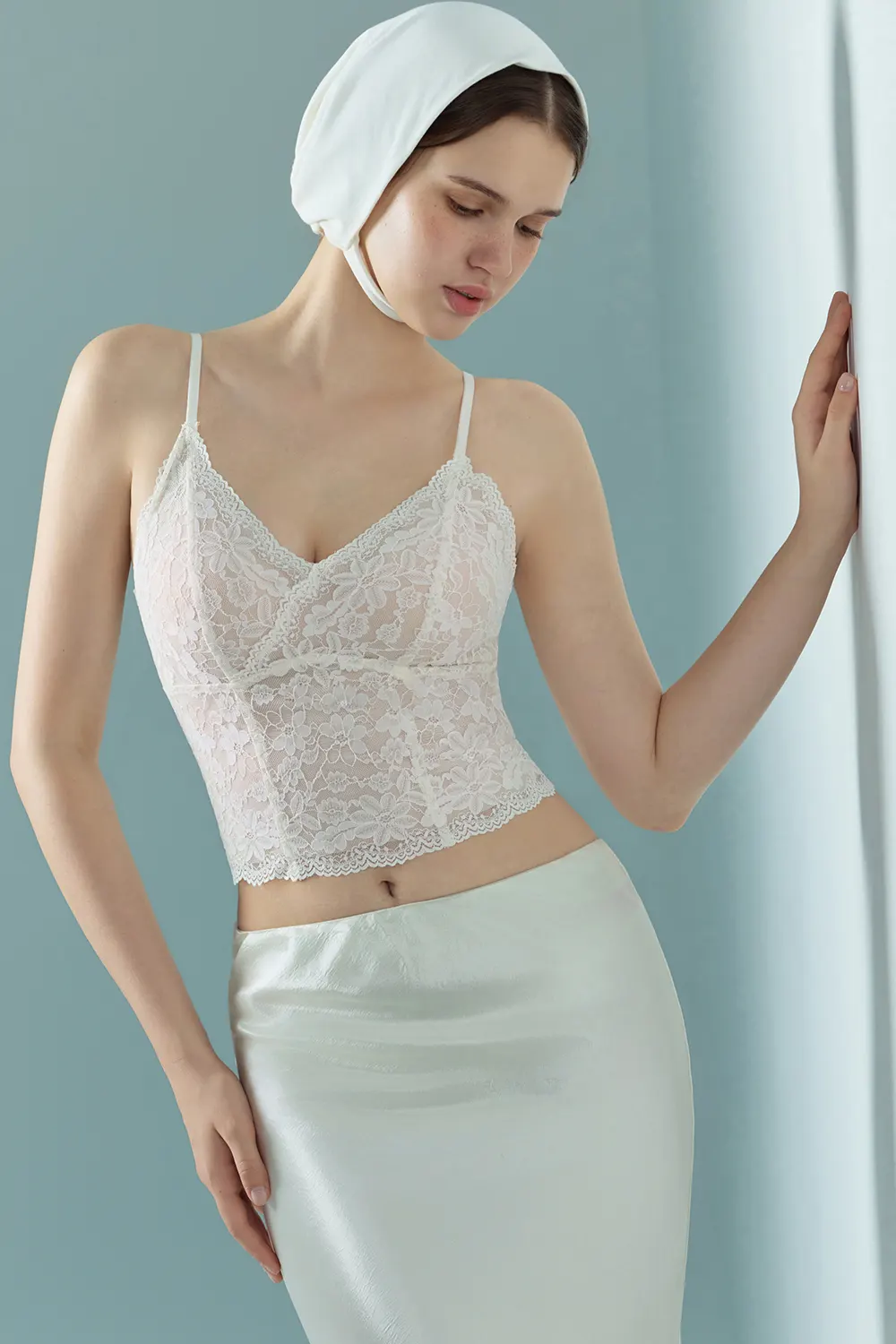 French Lace V-Neck Cami Tank Tops