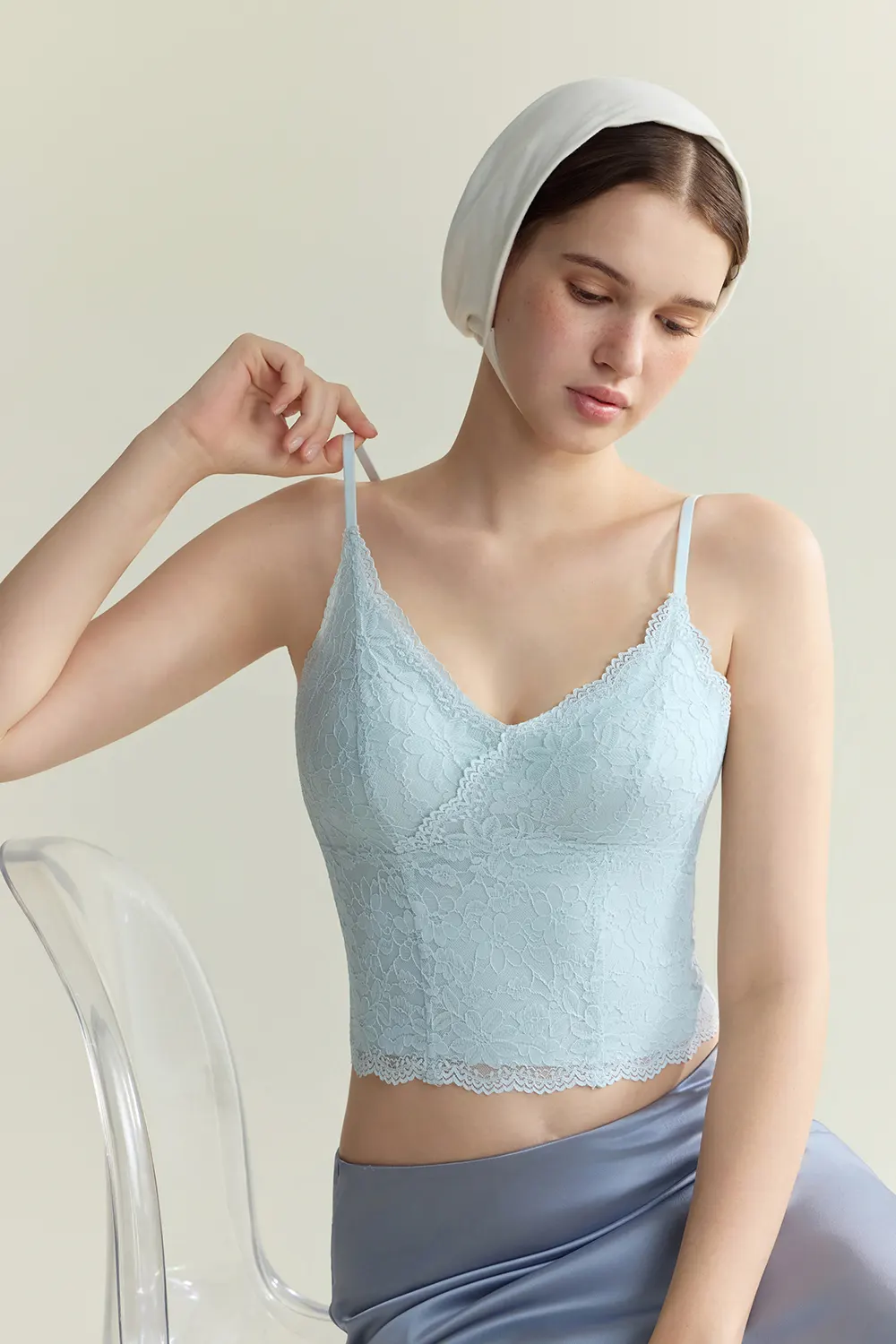 French Lace V-Neck Cami Tank Tops