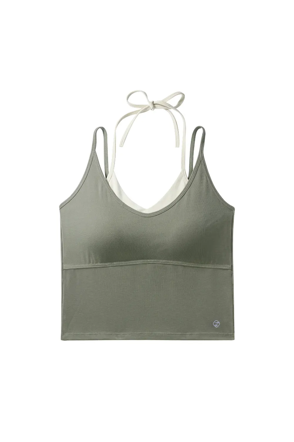 Fake Two-piece Lyocell Base Layer Camisole Tops