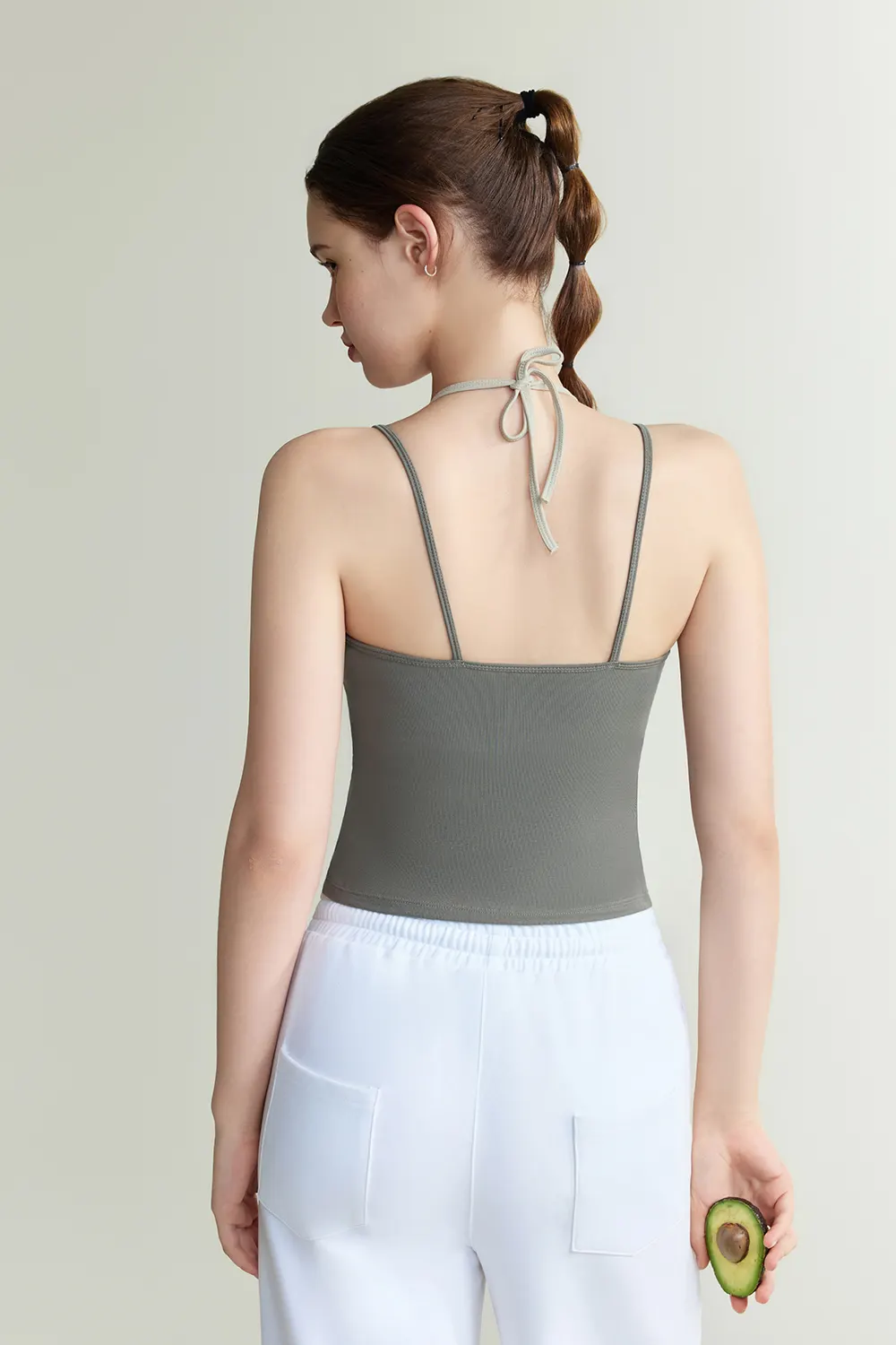 Fake Two-piece Lyocell Base Layer Camisole Tops