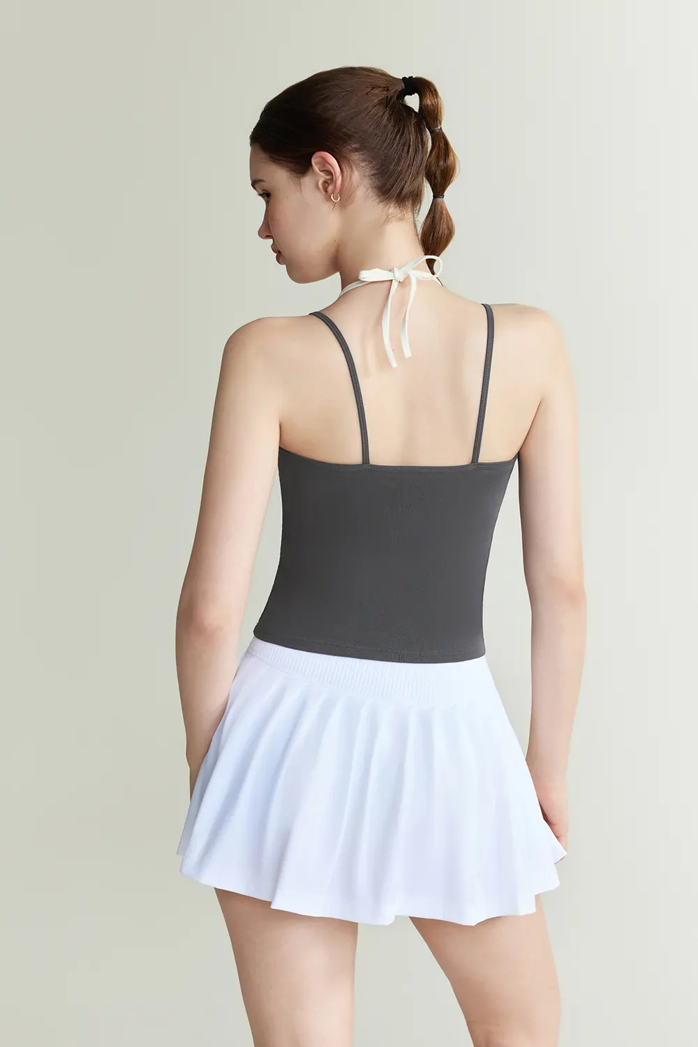 Fake Two-piece Lyocell Base Layer Camisole Tops