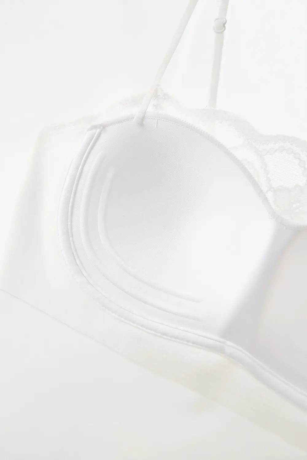 Floral Lace Cami Slimming Crop Built-in Bra Tops
