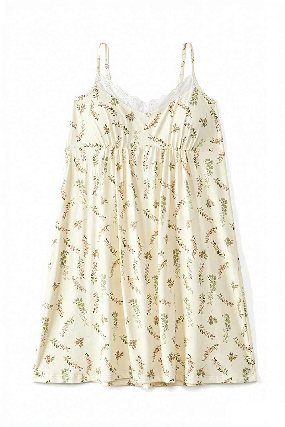 Modal Floral Cami Dress Pajamas and Robes