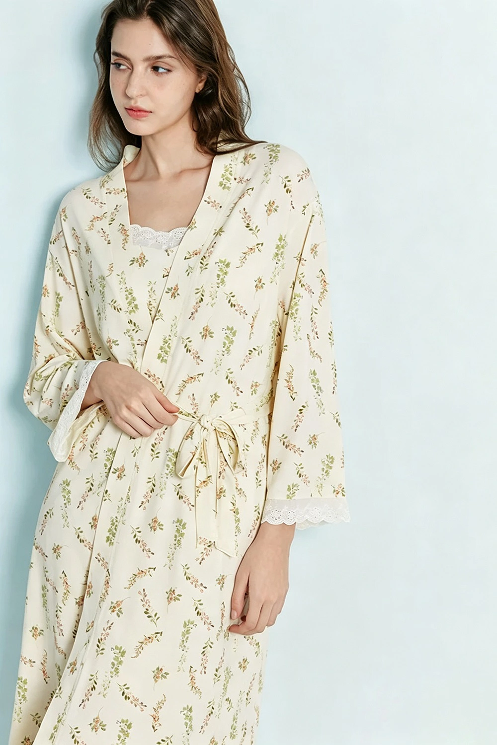 Modal Floral Cami Dress Pajamas and Robes