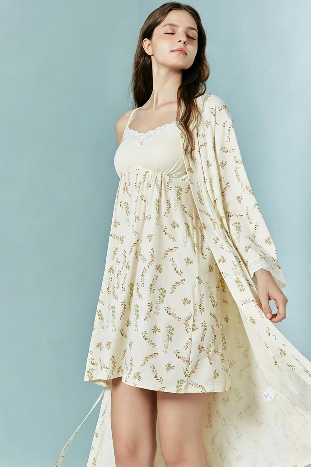 Modal Floral Cami Dress Pajamas and Robes