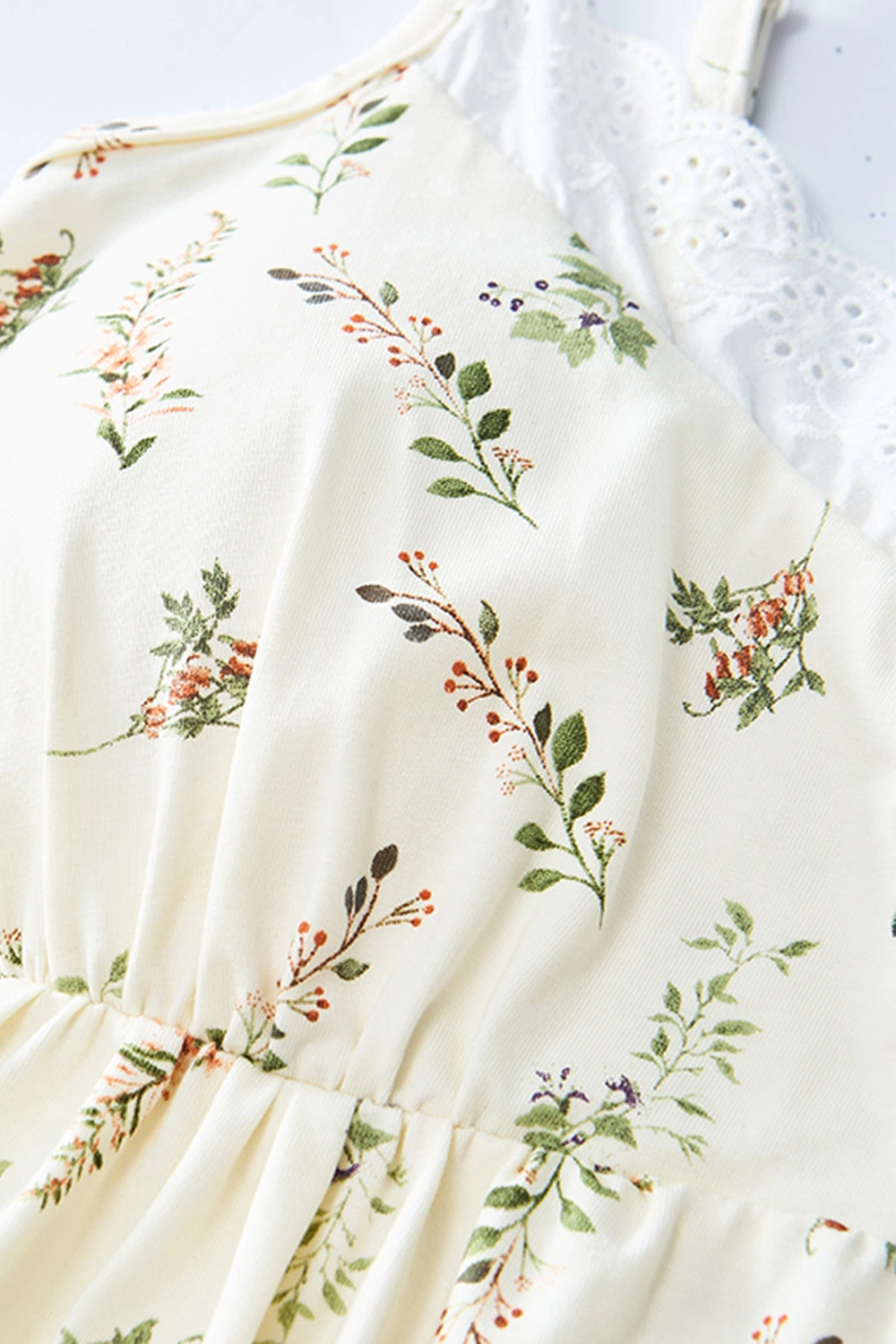 Modal Floral Cami Dress Pajamas and Robes