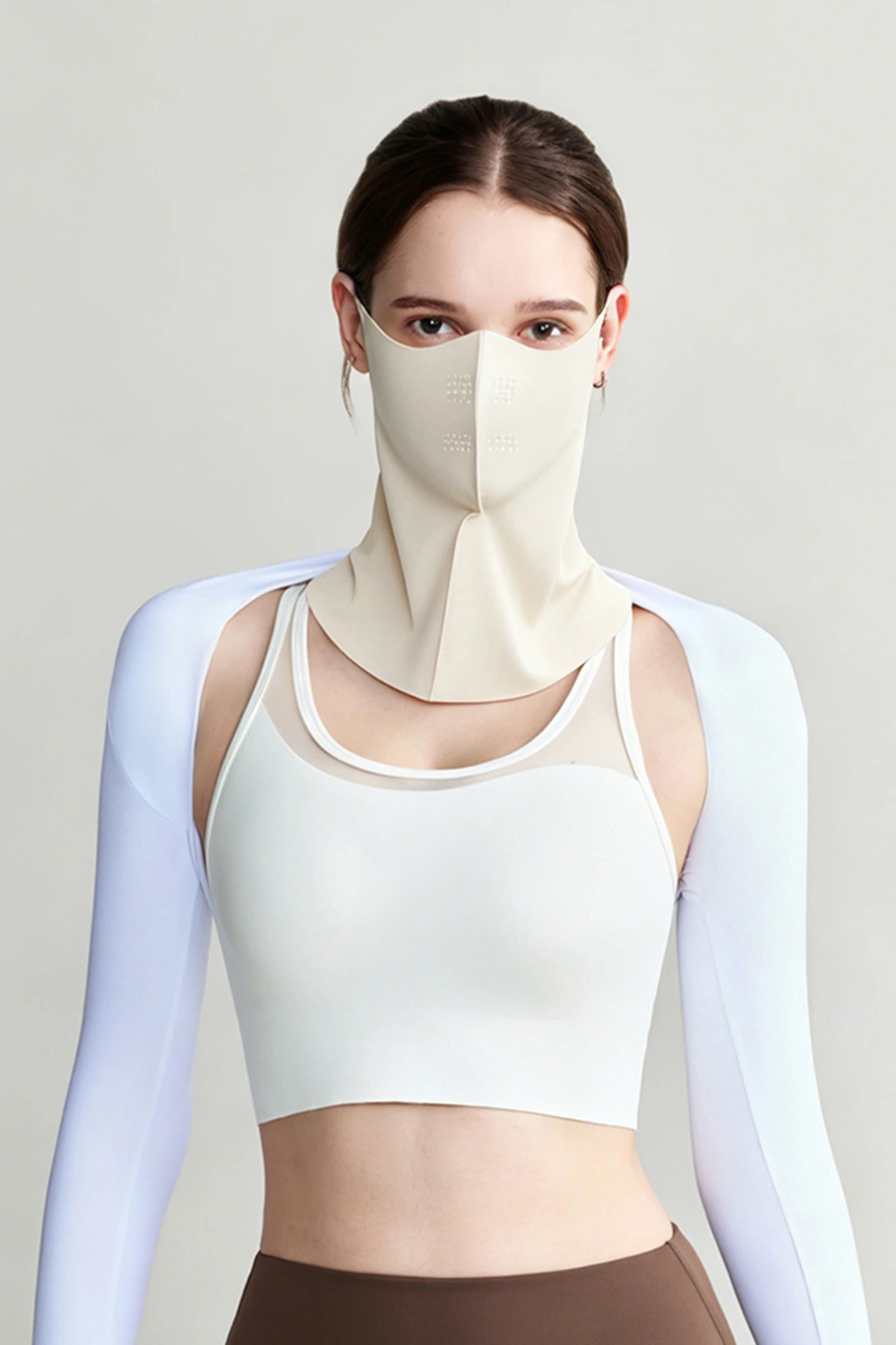 UPF50+ Face Sunshade Ice Silk UV Protection Mask