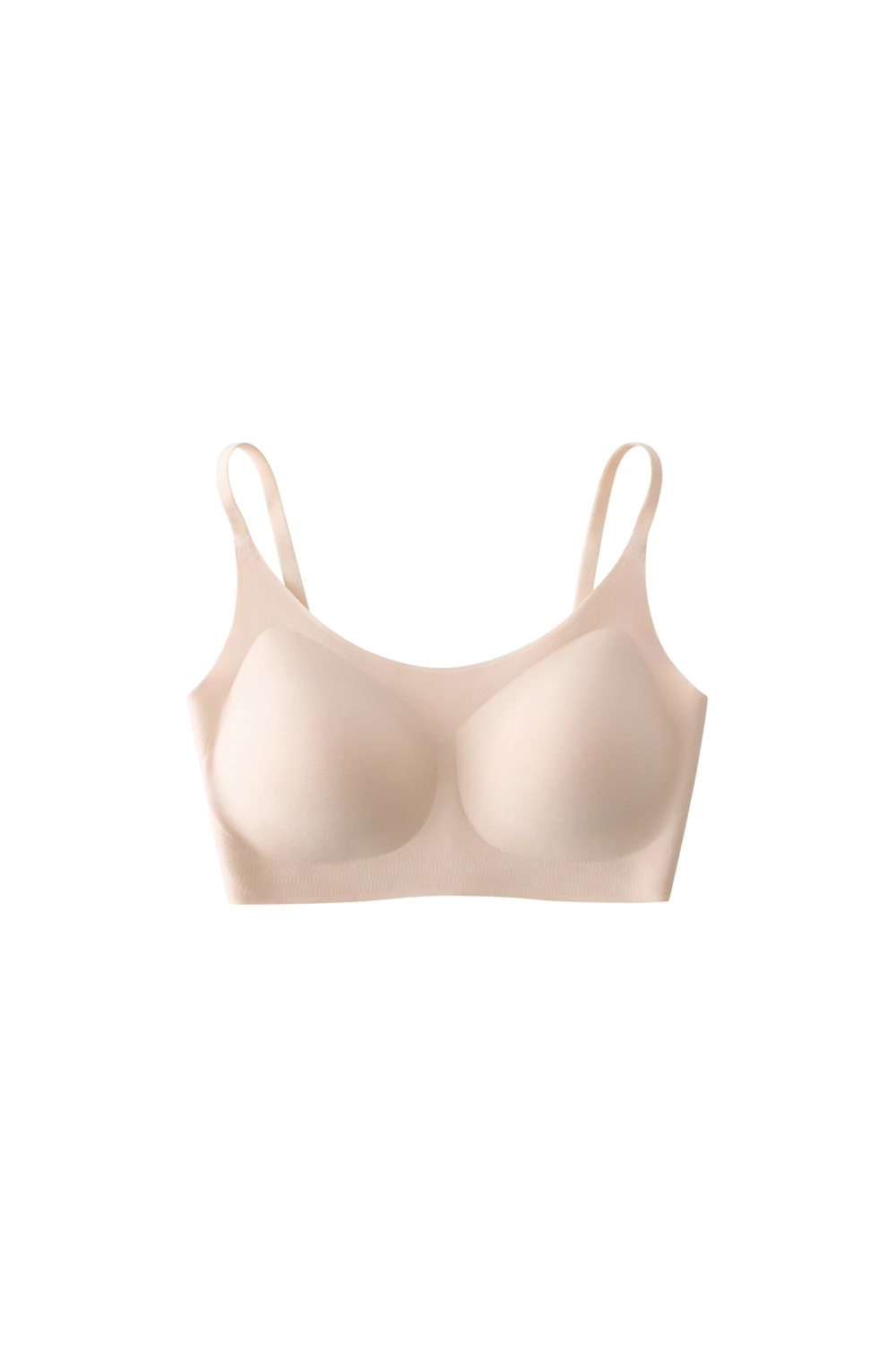 Seamless No Underwire Push Up Padded Tank Bras