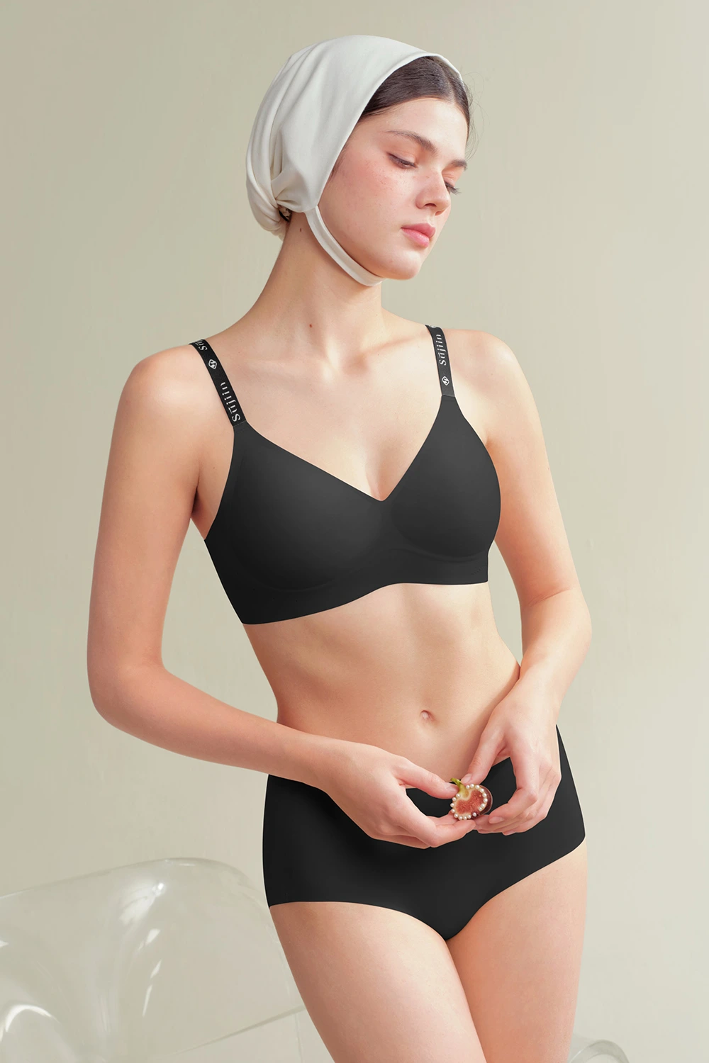Supportive Letter Strap Wireless Push Up Bras