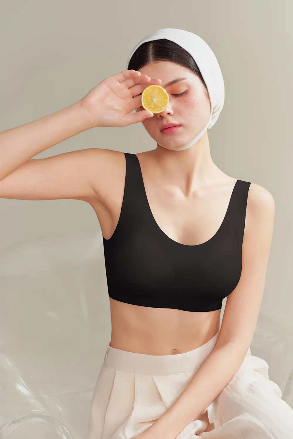Seamless No Underwire U-Back Invisible Tank Bra