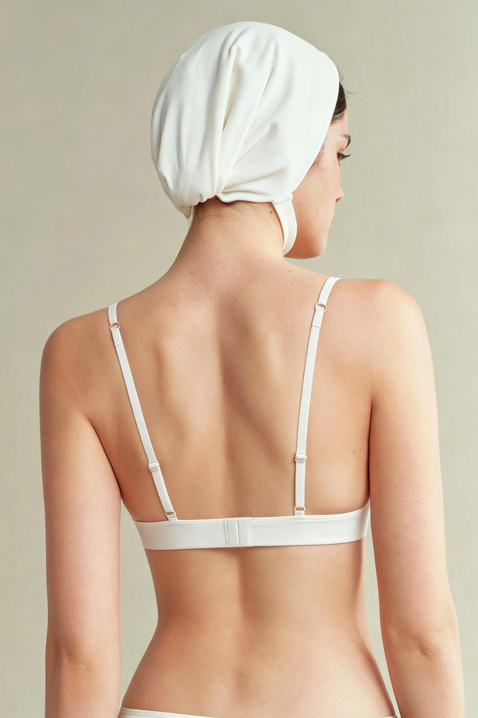French Lace Patchwork 3/4 Cup Wilreless Plunge Satin Bra