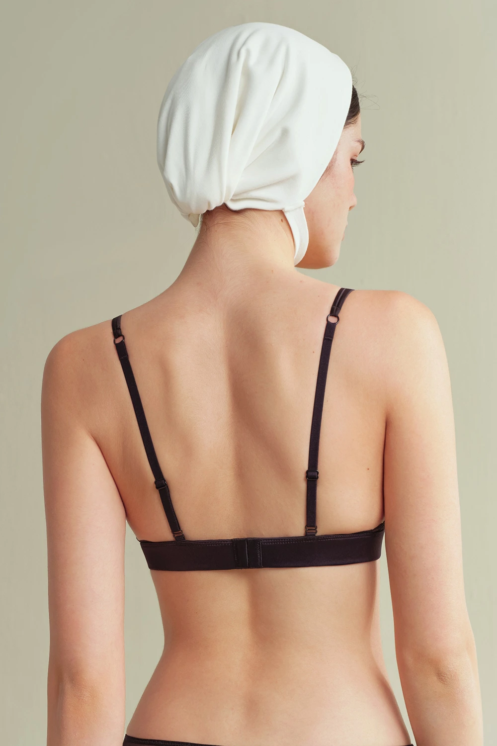 French Lace Patchwork 3/4 Cup Wilreless Plunge Satin Bra