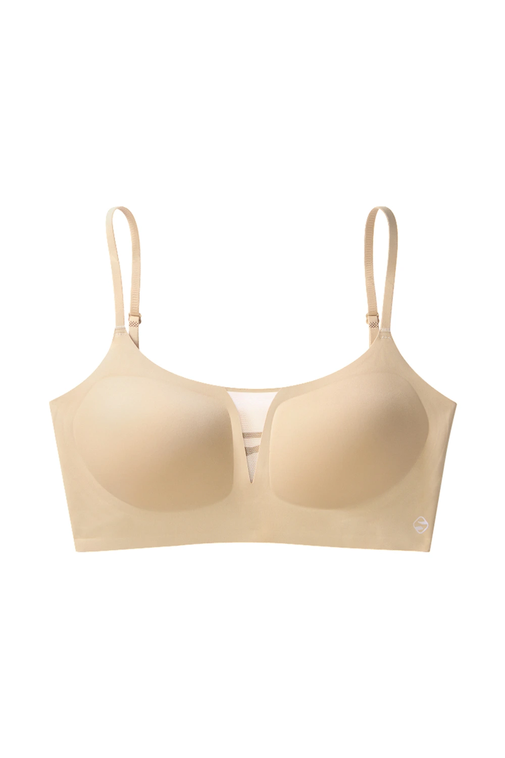 Plunge No Underwire Mesh Spliced Backless Small Breasts Bra