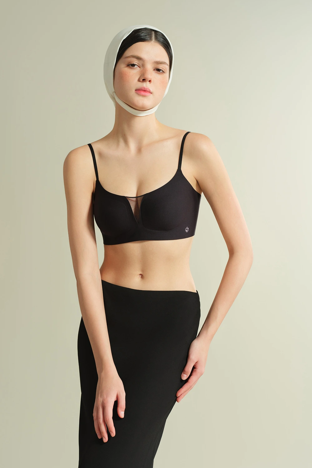 Plunge No Underwire Mesh Spliced Backless Small Breasts Bra