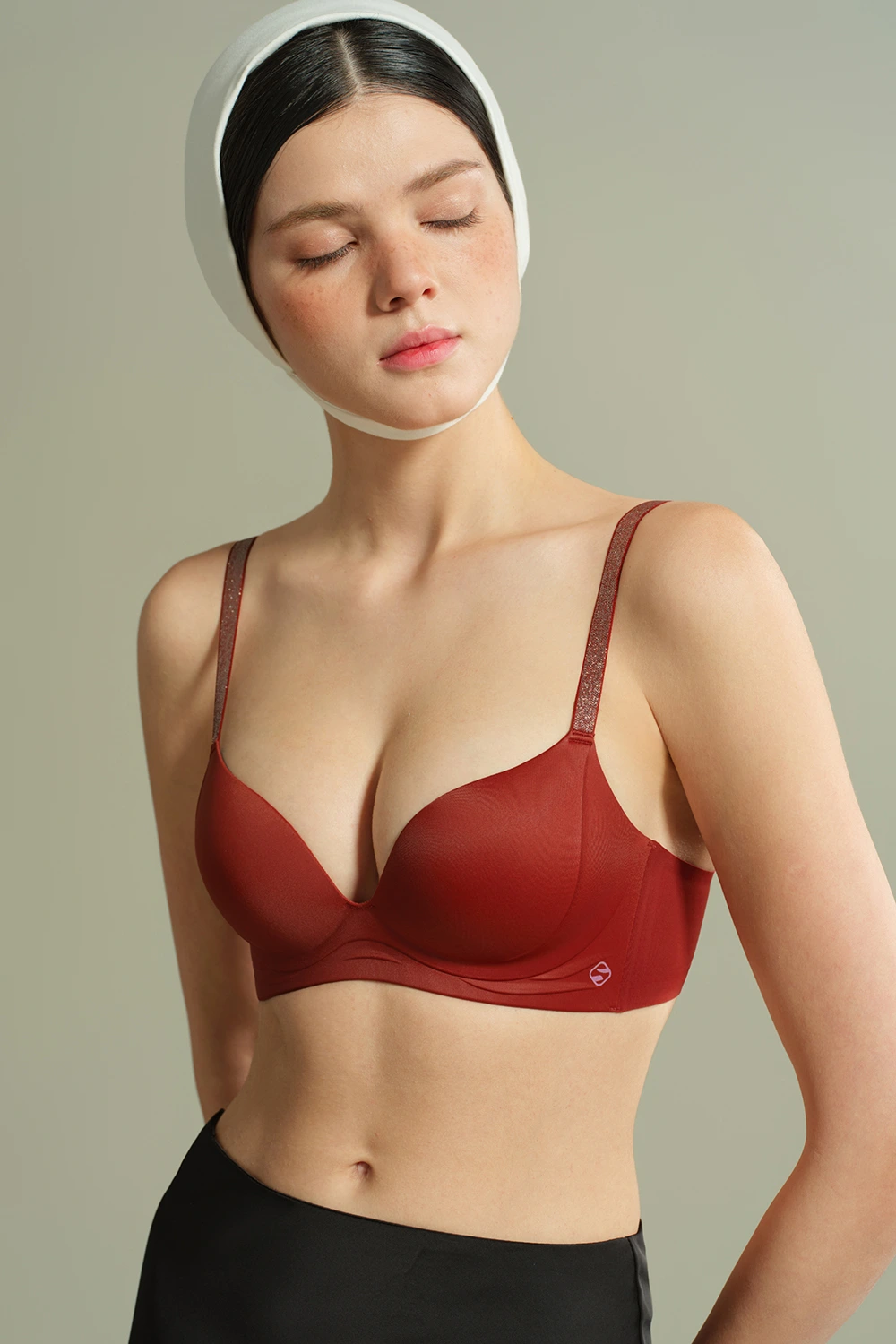 Supportive Wireless Push Up Small Breasts Bra