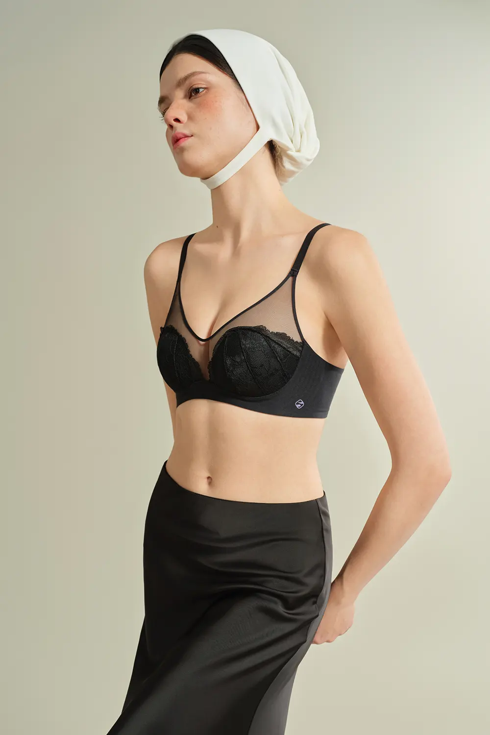 Lace Mesh Wireless Small Breasts Bra