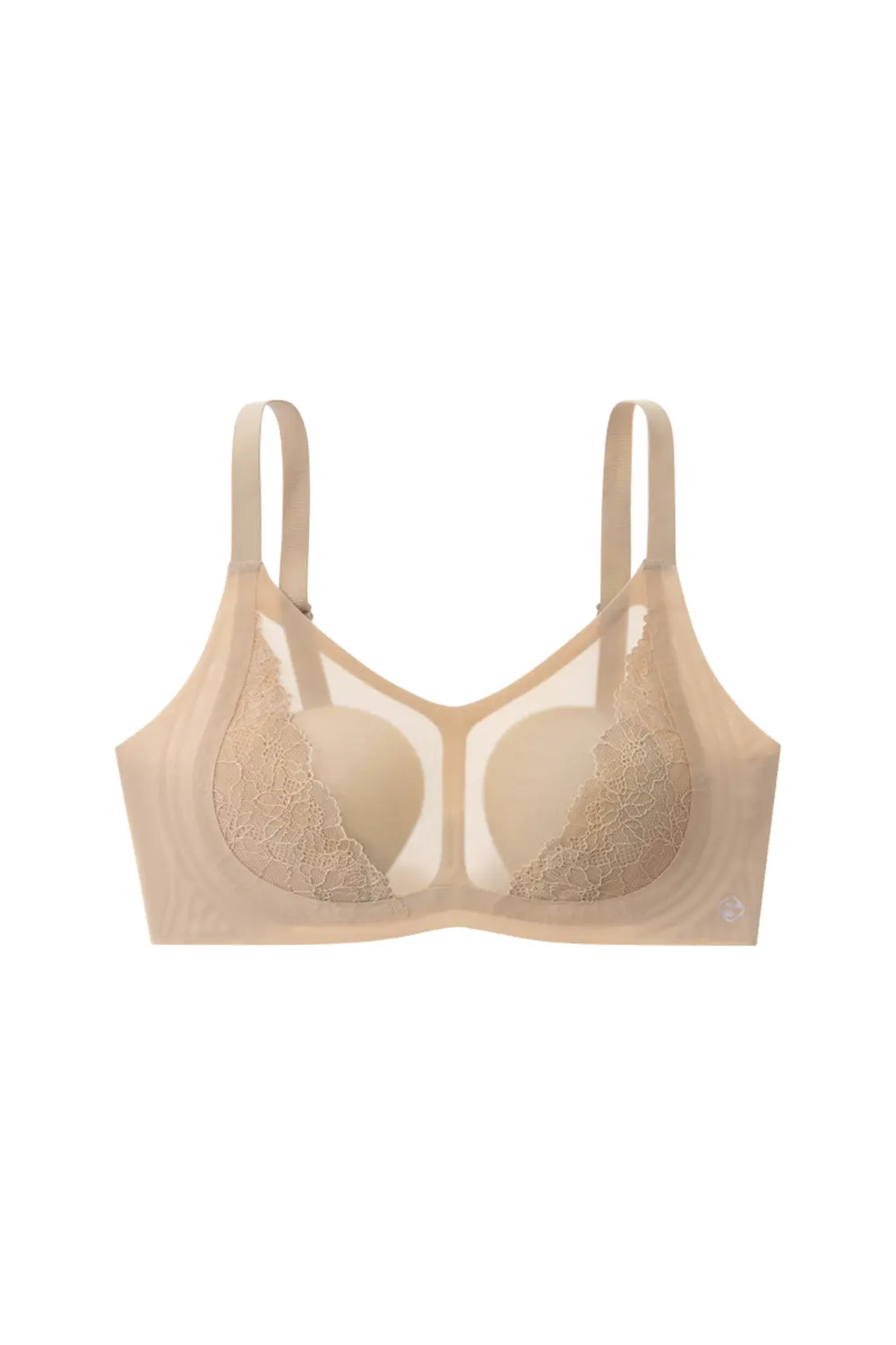 No Underwire Supportive Thin Lift Push Up Lace Bra